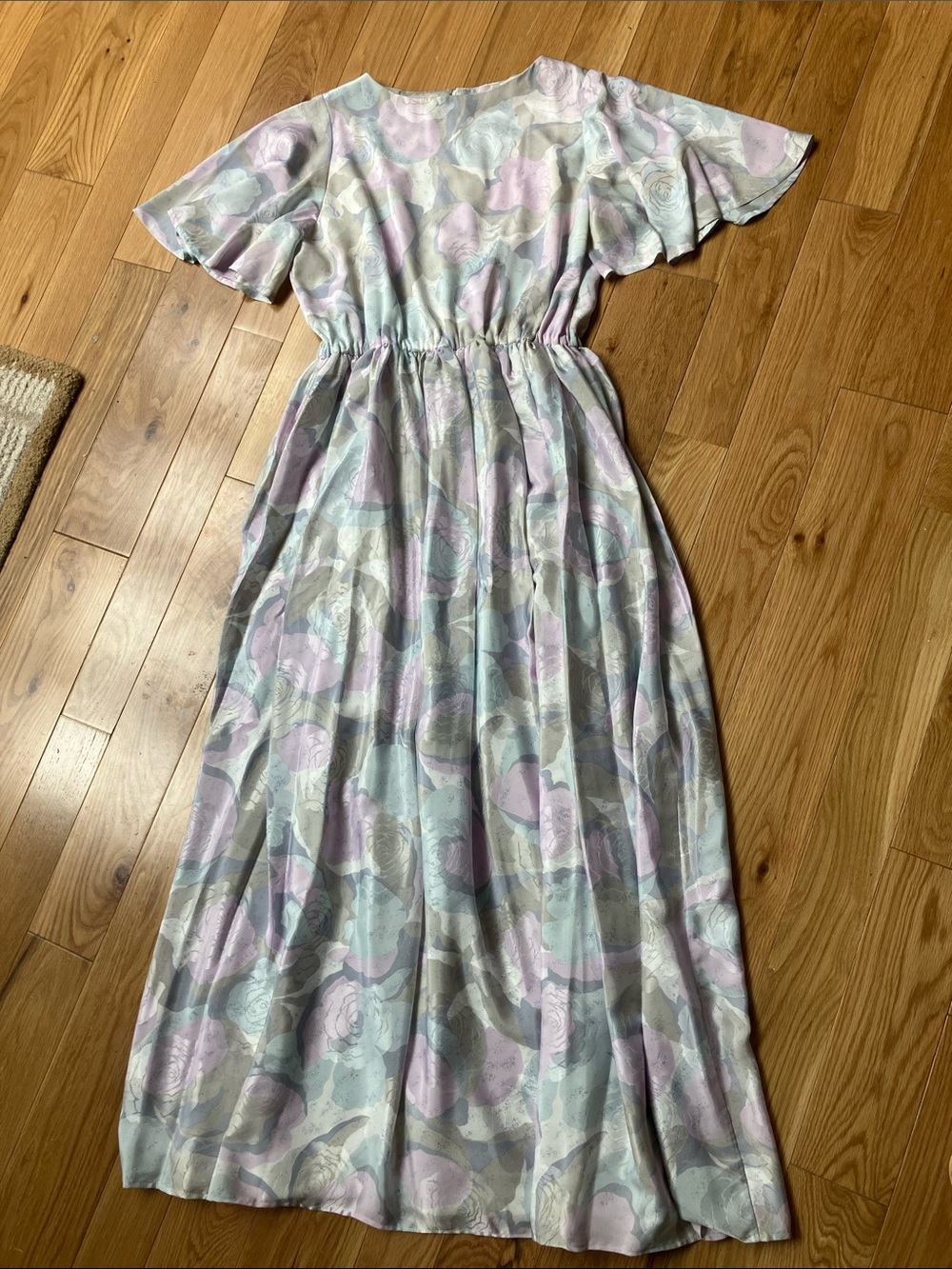 Vintage Pastel Maxi Dress